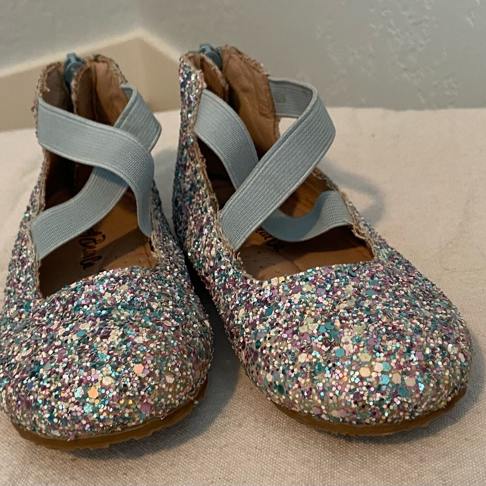 Sparkly Kids Dress Shoes Size 8